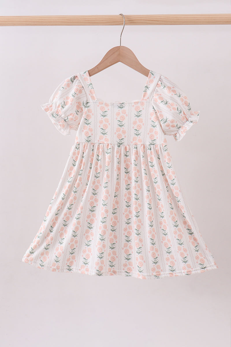 Sage floral mom&me dress - Aaria Tees Aaria Tees