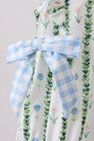 Green Floral Ruffle Bubble Aaria Tees