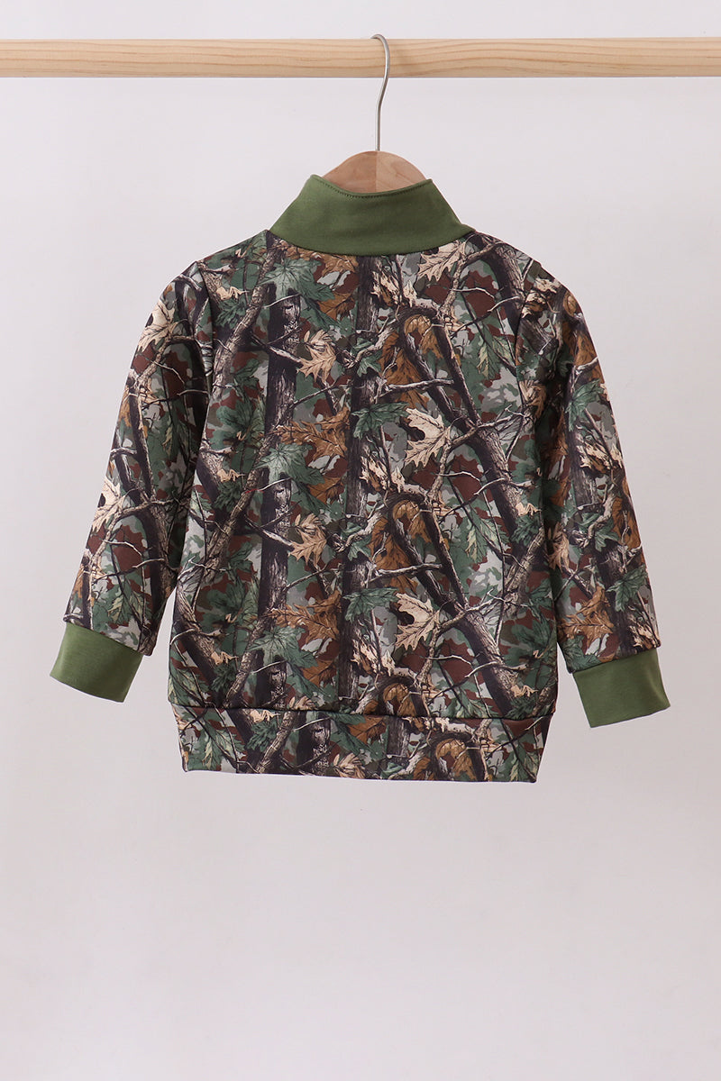 Camouflage duck embroidery pullover - Aaria Tees Aaria Tees