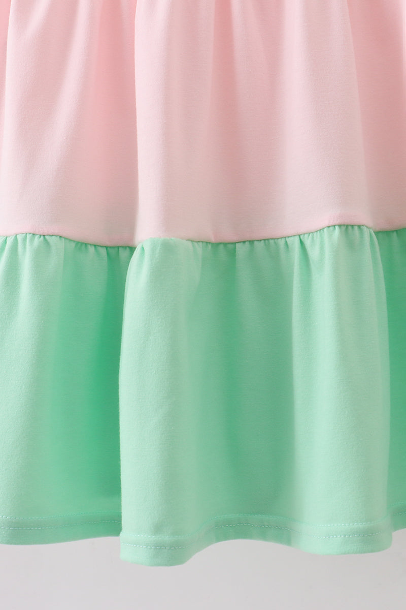 Color block tiered mom&me dress - Aaria Tees Aaria Tees