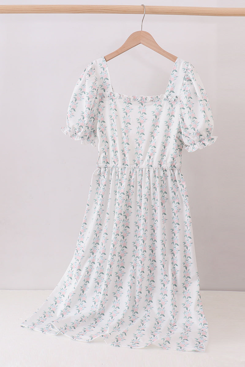 Floral print mom&me dress - Aaria Tees Aaria Tees