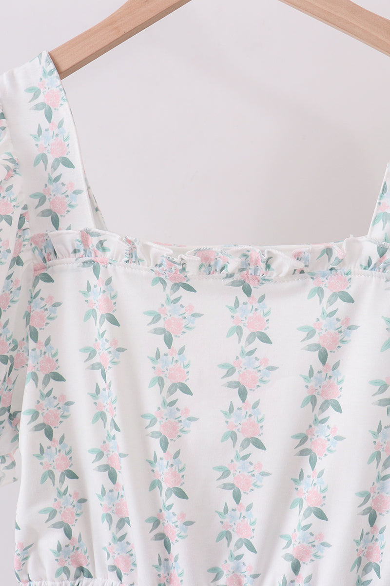 Floral print mom&me dress - Aaria Tees Aaria Tees