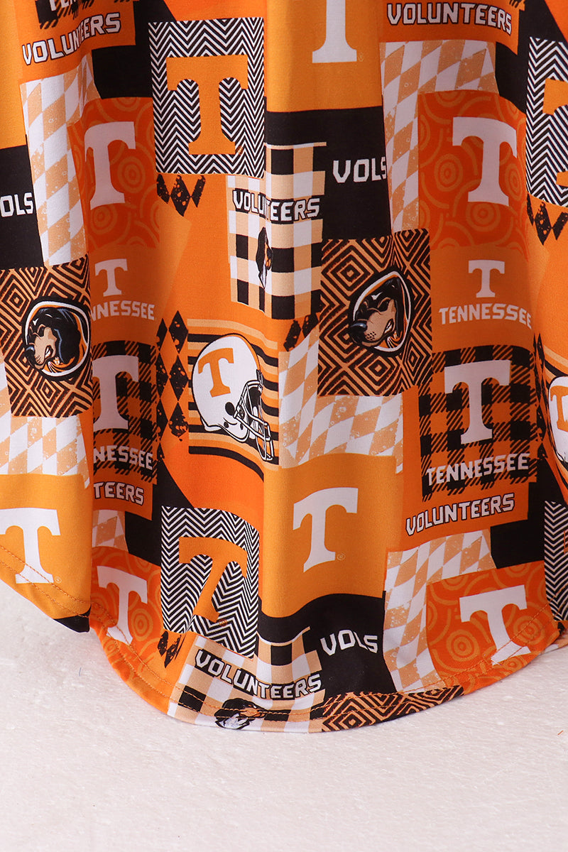 Orange Tennessee VOLS bamboo nightgown - Aaria Tees Aaria Tees