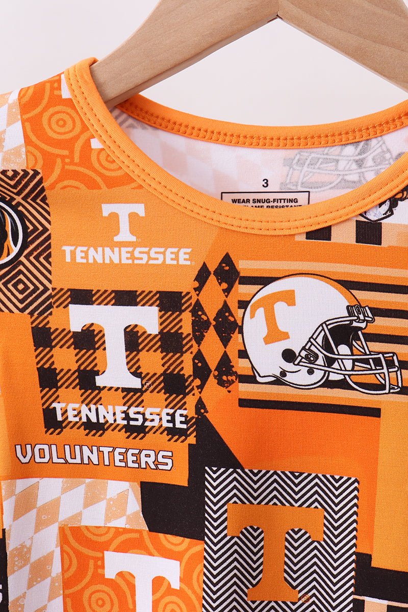 Orange Tennessee VOLS bamboo pajama set - Aaria Tees Aaria Tees