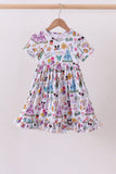 Purple character castle bamboo dress - Aaria Tees Aaria Tees
