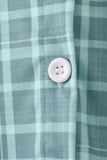 Duck embroidery button down plaid shirt - Aaria Tees Aaria Tees