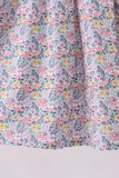 Summer garden smocked ruffle dress - Aaria Tees Aaria Tees
