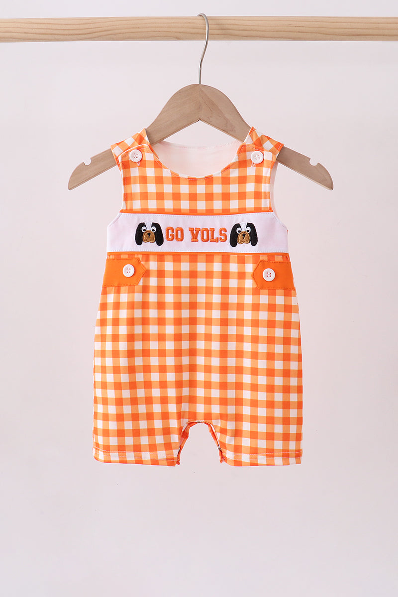 Tennessee go vols embroidery gingham jonjon - Aaria Tees Aaria Tees