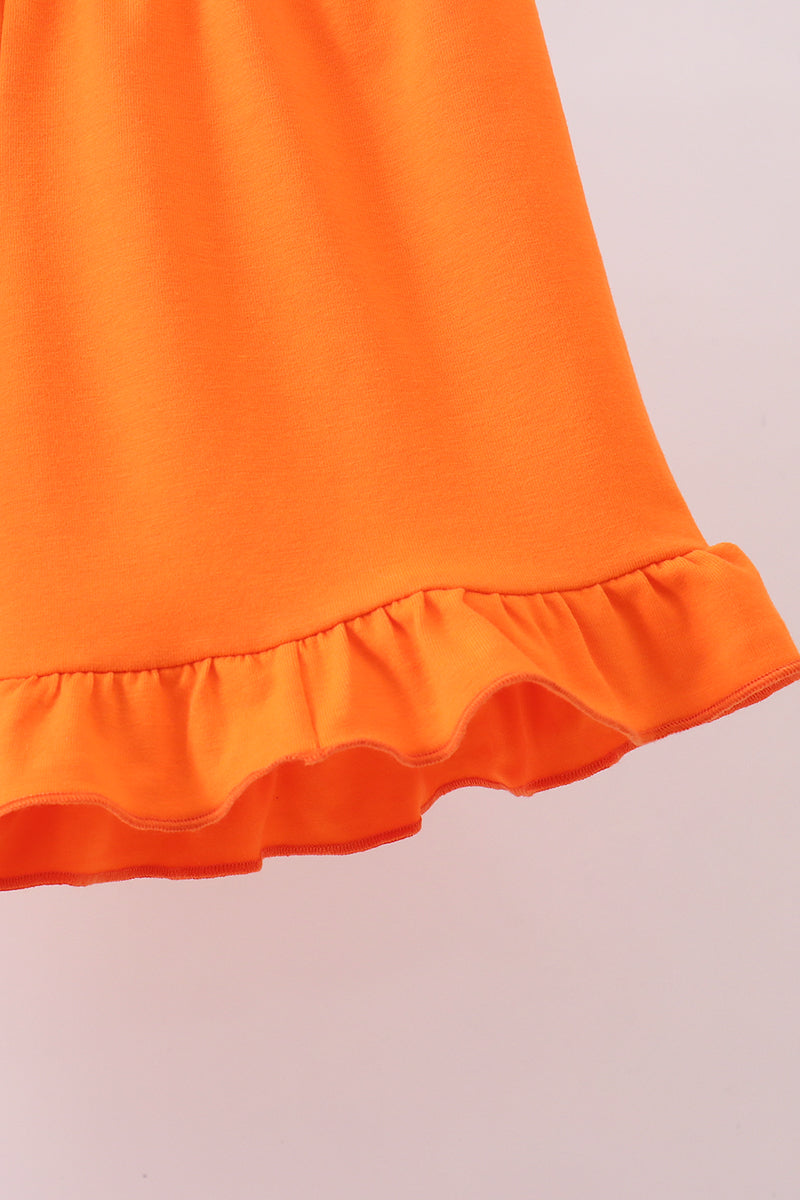 Tennessee go vols embroidery ruffle shorts set - Aaria Tees Aaria Tees