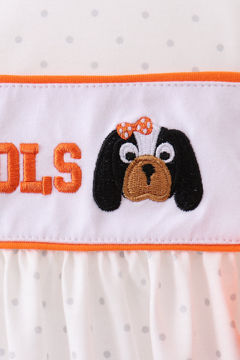 Tennessee go vols embroidery bow dress - Aaria Tees Aaria Tees