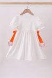Tennessee go vols embroidery bow dress - Aaria Tees Aaria Tees