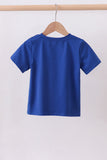 Blue 250 Years flag family top Aaria Tees