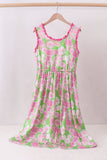 Pink floral dress - Aaria Tees Aaria Tees