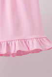 Purple butterfly embroidery swiss dot ruffle shorts set - Aaria Tees Aaria Tees