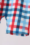 Red plaid one-piece swimsuit - Aaria Tees Aaria Tees