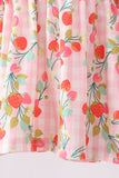 Pink strawberry smocked bloomer set - Aaria Tees Aaria Tees