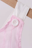 Pink bow smocked bloomer set - Aaria Tees Aaria Tees