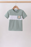Sage starfish shell embroidery top - Aaria Tees Aaria Tees