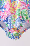 Tropical floral print swimsuit - Aaria Tees Aaria Tees
