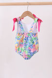 Tropical floral print swimsuit - Aaria Tees Aaria Tees