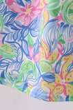 Tropical floral ruffle dress - Aaria Tees Aaria Tees