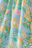 Green lemon smocked ruffle dress - Aaria Tees Aaria Tees