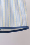 Blue shark applique stripe 2pc swimsuit - Aaria Tees Aaria Tees