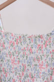 Pink floral smocked mom dress - Aaria Tees Aaria Tees