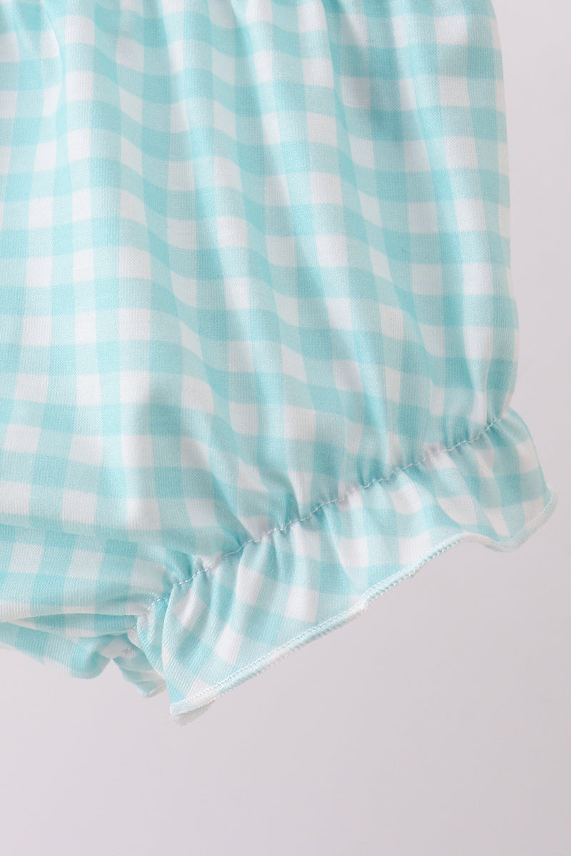 Pink sailboat embroidery bloomer set - Aaria Tees Aaria Tees