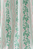 Green floral stripe dress (length 41.33in) - Aaria Tees Aaria Tees
