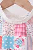 Pink floral patchwork ruffle 2pc swimsuit - Aaria Tees Aaria Tees