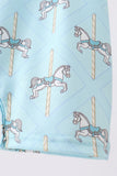 Blue carousel smocked jonjon - Aaria Tees Aaria Tees
