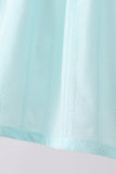 Blue starfish smocked jacquard ruffle bloomer set - Aaria Tees Aaria Tees