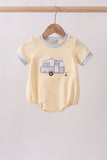 Khaki camper applique bubble - Aaria Tees Aaria Tees
