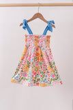 Summer floral print smocked mom&me dress - Aaria Tees Aaria Tees