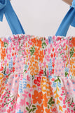 Summer floral print smocked mom&me dress - Aaria Tees Aaria Tees