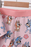 Pink character bamboo 2pc pajama set Aaria Tees