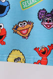 Blue character bamboo pajama set Aaria Tees