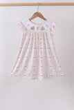 Castle ice cream smocked ruffle dress - Aaria Tees Aaria Tees