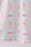 Castle ice cream smocked ruffle dress - Aaria Tees Aaria Tees