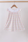 Castle ice cream smocked ruffle dress - Aaria Tees Aaria Tees