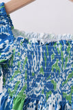 Ocean garden splash ruffle 2pc set - Aaria Tees Aaria Tees