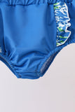 Ocean garden splash ruffle 2pc set - Aaria Tees Aaria Tees