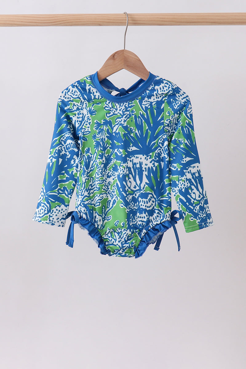 Ocean garden splash rashguard - Aaria Tees Aaria Tees
