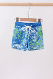 Ocean garden splash swim trunks - Aaria Tees Aaria Tees