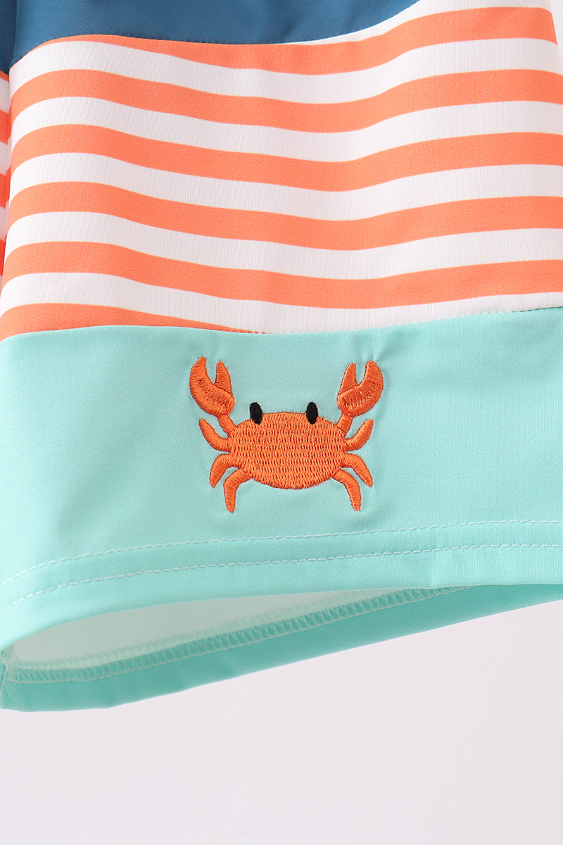 Crab embroidery swim trunks - Aaria Tees Aaria Tees