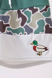 Camouflage duck embroidery swim trunks - Aaria Tees Aaria Tees