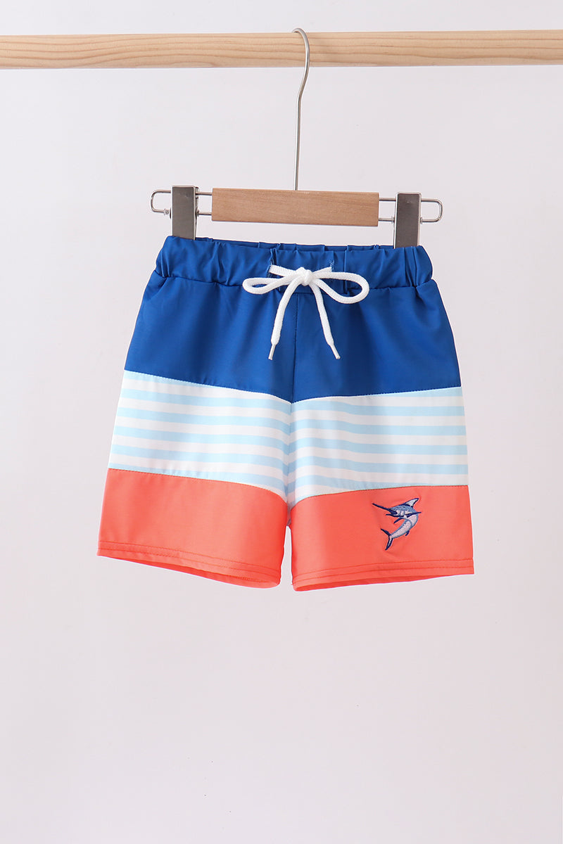 Tuna embroidery swim trunks - Aaria Tees Aaria Tees