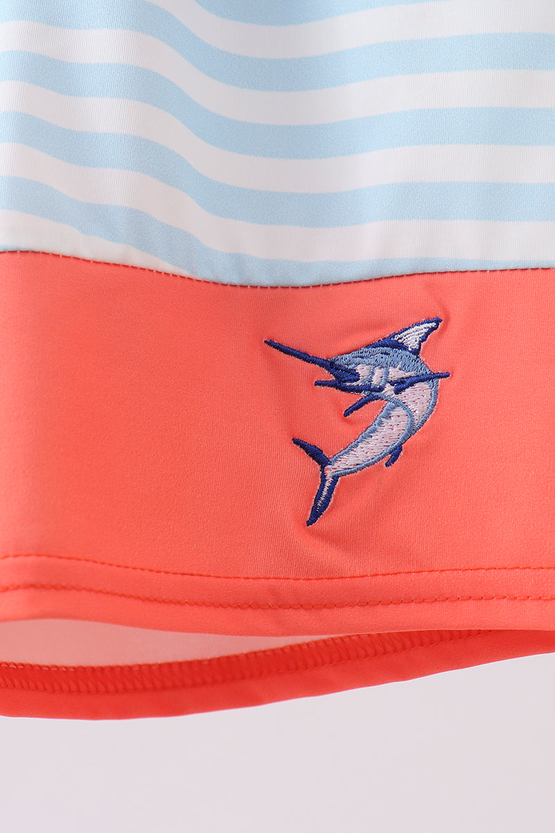 Tuna embroidery swim trunks - Aaria Tees Aaria Tees