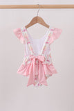 Pink bow castle ruffle one-piece swimsuit - Aaria Tees Aaria Tees